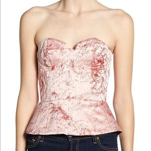 Alice and Olivia Sabrina bustier top